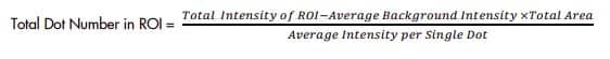 Total Dot Number in ROI